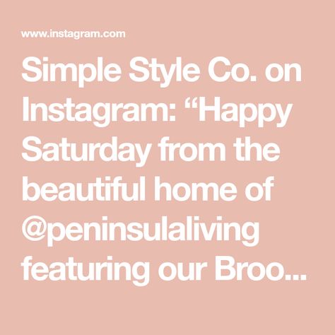 Simple Style Co. on Instagram: “Happy Saturday from the beautiful home of @peninsulaliving featuring our Brooklyn Wool Rug in Grey.  Starting from just $170 with free…” Happy Saturday, Beautiful Home, Simple Style, Beautiful Homes, Wool Rug, Brooklyn, House Design, Rug, Wool