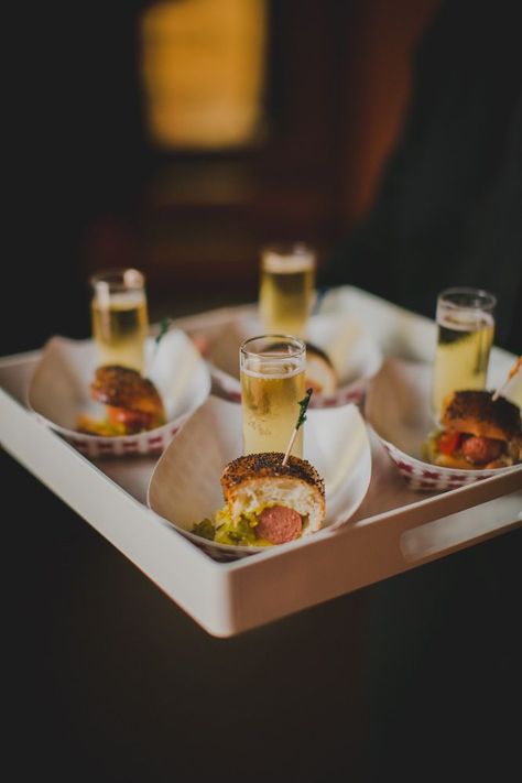 Canape Ideas, Wedding Snacks, Beer Store, Reception Food, Food Displays, Chicago Style, Tiny Food, Event Food, Food Platters