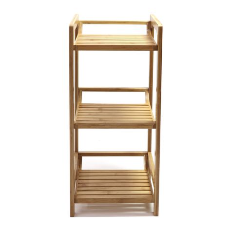 Free 2-day shipping on qualified orders over $35. Buy Bamboo 3 Tier Shelf at Walmart.com 3 Tier Shelf, Decorative Shelving, Tier Shelf, Functional Style, Standing Shelves, Smart Furniture, Floor Care, Shelf Styling, Bottom Shelf