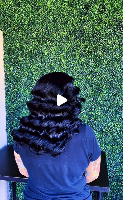 Hair Artistry By Wendy on Instagram: "👑🎬✨

💋
✨
💋
✨
💋
✨
💋
#glamwaves #vintage#vintagehair#pinup#pinuphair#vintagehairstylist#wendydelghair#whittier#pincurls#lahabra#pinuphairstylist#modernsalon#fingerwaves#rockabillyhair#1950shair#vintagehairstyles#pinuphairstyle #bridalhair#vintagebridalhair #bride#bridetobe#bridalinspiration #bridalhairinspo #blackhair#brea #oldhollywood#oldhollywoodhair#vintagestyle#vintageaesthetic" Glam Waves, January 29, Vintage Hair, Vintage Hairstyles, Old Hollywood, Hair Inspo, Bridal Hair, Black Hair, Pin Up