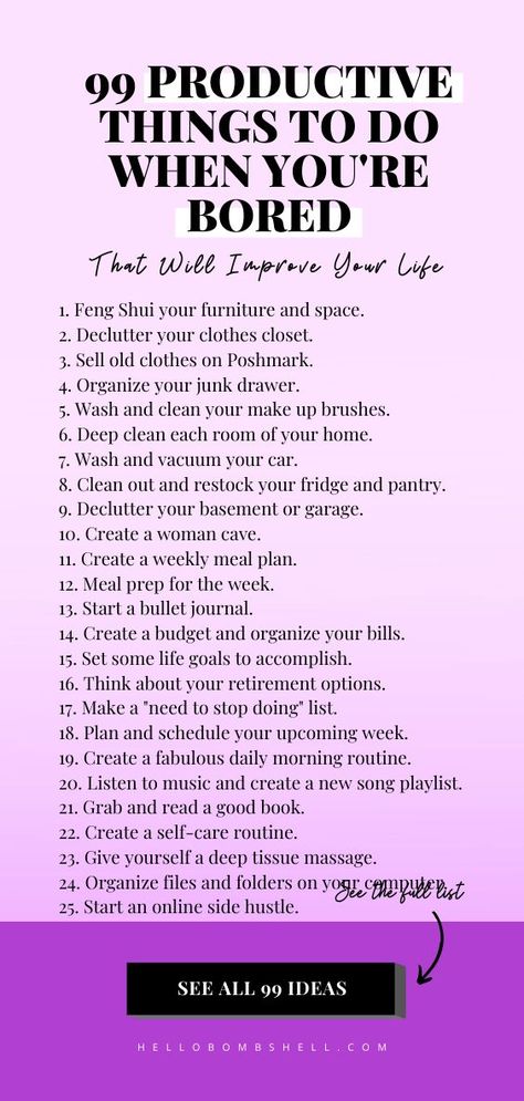 Bored at home? Here are 99 productive things to do while you're bored at home. Productivity tips, How to stay productive, Productive things to do, Productivity hacks, Productive habits, Productive activities, how to stay productive #productivity #motivation #productive #planner productivity planner, productivity quotes, productivity motivation, productive in your free time, productive at home, life hacks, personal development.  Life hacks, good habits to start, personal development for women. How To Stay Productive, Productive Planner, Productive Activities, Staying Productive, Jet Skies, Productivity Motivation, With Girlfriend, Bored At Home, Put Things Into Perspective