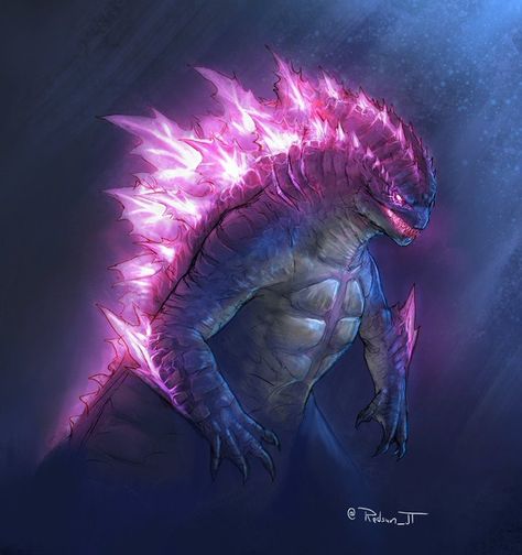 RedsunJT on X: "Evolved Godzilla #GodzillaxKongTheNewEmpire #GodzillaXKong #Godzilla https://t.co/thC1igr0fT" / X Mythical Creature Art, Godzilla Franchise, Godzilla X Kong, Godzilla 2, Kaiju Design, Godzilla Comics, Godzilla 2014, Godzilla Wallpaper, All Godzilla Monsters