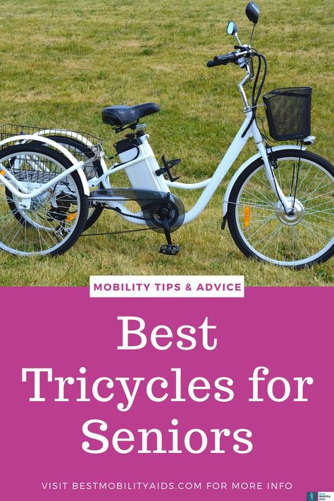 A tricycle is an excellent alternative for seniors who may find it difficult to ride a regular bike. Find out about the best tricycles for seniors to remain active. #SeniorExercise #Tricycles Folding Tricycle, Adult Tricycle, Tricycle Bike, Electric Trike, Mobility Aids, Upper Body Strength, Senior Fitness, Get Happy, Muscle Groups