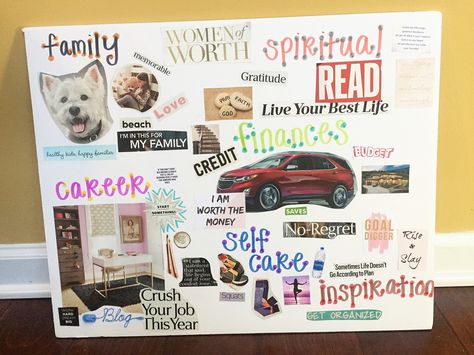 Vision Board Pictures Love, Teen Vision Board, Vision Journal Ideas, Law Of Attraction Vision Board, Vision Board Project, Prayer Vision Board, Creative Vision Boards, Vision Board Diy, My Vision Board