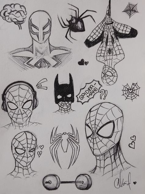 Cool Spider Man Drawings, Drawing Ideas Spiderman, Harlem Fashion, Spiderman Sketches, Spiderman Painting, Relatable Illustrations, Spiderman Drawing, Spiderman Art Sketch, Hand Doodles