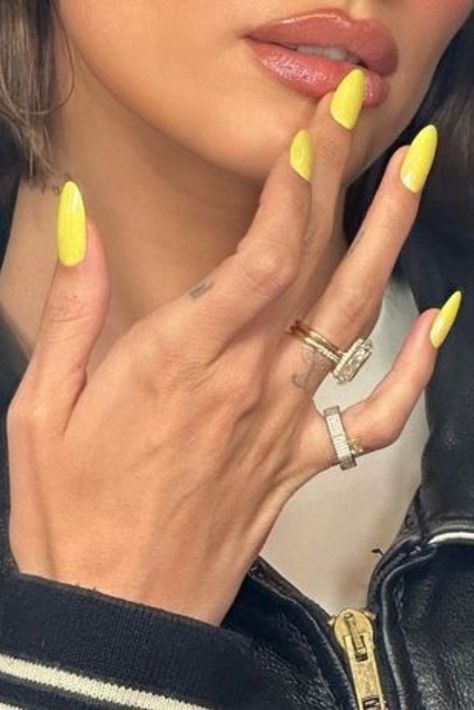 Summer Yellow Nails, Bright Summer Nails Designs, Neon Yellow Nails, Yellow Nails Design, Bright Summer Nails, Summer Yellow, Bright Nails, Nails 2024, Neon Nails