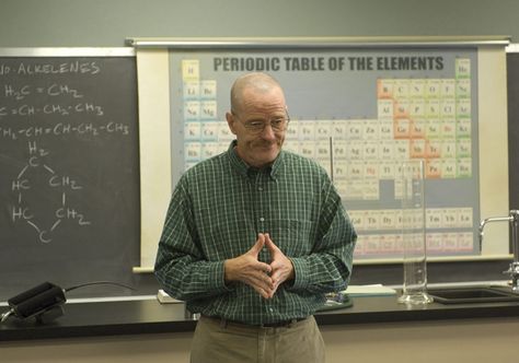 Breaking Bad Season 2 Episode 6 - Peekaboo - Walter White (Bryan Cranston) Walter White Costume, Breaking Bad Season 2, Breaking Bad Seasons, Periodic Table Of The Elements, Bryan Cranston, Walter White, Great Tv Shows, Better Call Saul, Reality Tv Shows