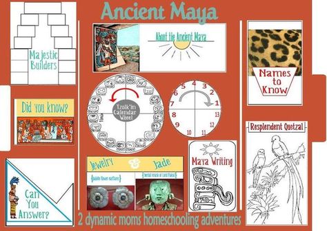 Ancient Maya Lapbook Des idées pour le projet de cocotte Tapestry Of Grace, Middle America, Homeschool Social Studies, Ancient Maya, Ancient Mayan, Homeschool History, Classical Conversations, Mystery Of History, Teaching Social Studies