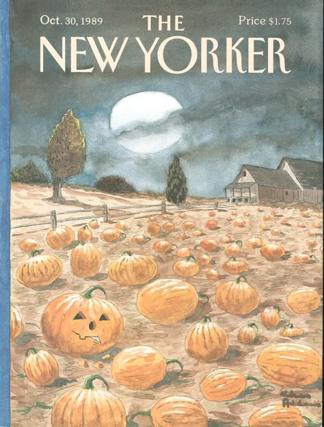 New Yorker Halloween, Charles Addams, The New Yorker Magazine, New Yorker Magazine, New Yorker Covers, Halloween Vintage, Halloween Images, Fall Prints, Vintage Magazines