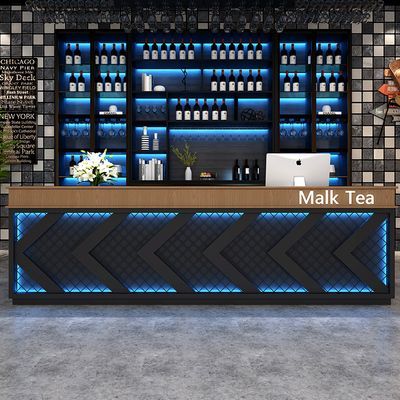 Bar Counter Partition Design, Gym Counter Design, Hotel Counter Design, Vapeshop Interior Design, Modern Bar Counter Design, Office Bar Design, Counter Design Restaurant, Bar Front Design, Bar Counter Design Ideas