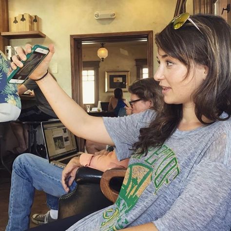 Milana Vayntrub Daily on Instagram: “How you guys doing?” Milana Vayntrub, Mirror Selfie, On Instagram, Quick Saves, Instagram