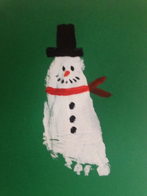 Snemand af barnets fod❄️ Christmas Cards With Kids, Diy Christmas Cards For Kids, Footprint Snowman, Easy Diy Christmas Cards, How To Make Snowman, Childrens Christmas Cards, Christmas Cards For Kids, Make Snowman, Teaching Crafts