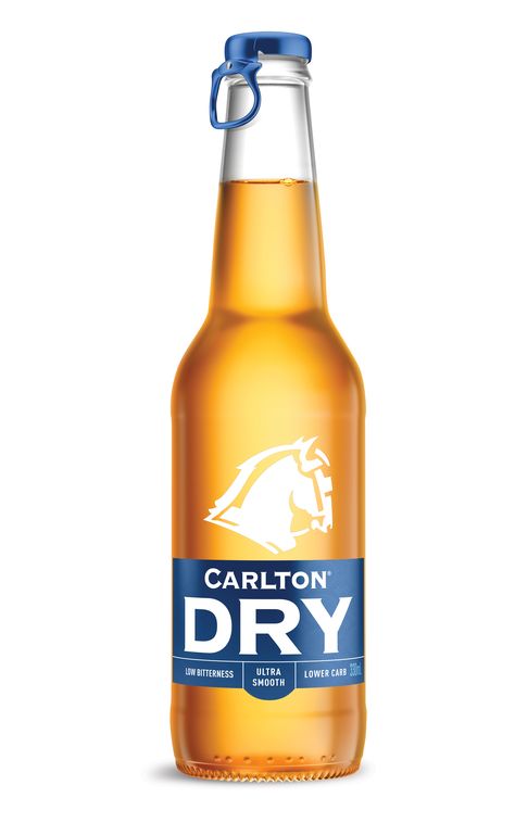 NEW PACKAGING FOR CARLTON DRY Australian Beer, Ring Pulls, Beer Brands, New Packaging, Bottle Sizes, Small Bottles, Hot Sauce Bottles, Fun Drinks, Beer