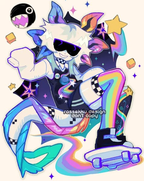 🦈 Ori🩸 (@rossekku) • Instagram photos and videos Alt Hair Color, Silly Creature, Alt Hair, Rainbow Road, Creative Drawing Prompts, Down Payment, Alien Art, Creative Drawing, Note Design