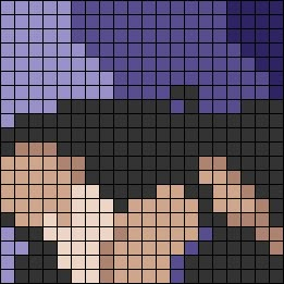 Olivia Rodrigo Alpha Pattern, Olivia Rodrigo Perler Beads, Album Cover Grid Pattern, Alpha Patterns Album Cover, Pixel Art Album Cover, Album Cover Pixel Art, Simple Alpha Patterns, Guts Olivia Rodrigo, Kandi Beads