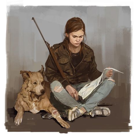 Ellie and Dog Concept Art from The Last of Us Part II #art #artwork #gaming #videogames #gamer #gameart #conceptart #illustration #thelastofuspart2 #thelastofuspartii #thelastofus Concept Art Disney, Drawing Help, Concept Art Tutorial, Disney Concept Art, Male Character, Virtual Art, Story Board, Concept Art Character, Game Concept Art