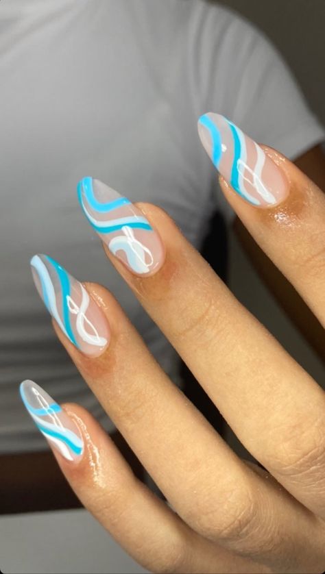 Nail Art Gel Nails, Art Gel Nails, Lexi Nails, Cute Almond Nails, Cruise Nails, Witch Nails, Nail Tip Designs, Cow Nails, Nail Art Gel