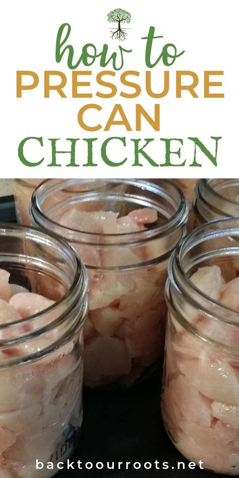 Pressure Canning Chicken, Pressure Canning Meat, Canning Chicken, Canning Pressure Cooker, Pressure Canning Recipes, Can Chicken, Home Canning Recipes, Raw Chicken Breast, Canning Food Preservation