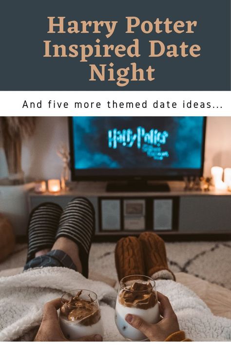 Themed date ideas for couples. Harry Potter night, spa day, 1950s inspired date, and more!🌐#LoveStory #RomanticEncounters #HeartfeltConnections #DateNightIdeas #SoulmateSearch #FlirtyFridays #CandlelitDinners #StarryEyedMoments #LoveQuotes #DreamyDates #WhisperedPromises #AmourAdventures Harry Potter Date Night Ideas, Harry Potter Date Night, Themed Date Night Ideas, Themed Date Night, Harry Potter Night, British Phrases, Date Night Movies, Date Ideas For Couples, Romantic Stuff