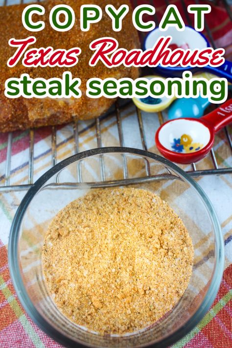 How to make perfect medium rare ribeye Texas Roadhouse Steak Seasoning Restaurant Copycat Recipes, Copycat Texas Roadhouse Steak, Copycat Recipes Texas Roadhouse, Roadhouse Steak Seasoning, Texas Roadhouse Recipes, Steak Seasoning Recipe, Best Steak Seasoning, Texas Roadhouse Steak Seasoning, Texas Steak