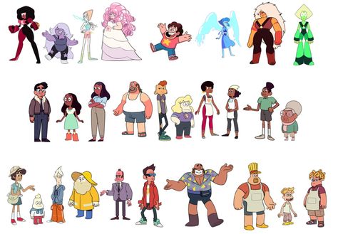 Steven Universe References, Steven Universe Original Characters, Steven Universe Character Design, Steven Universe Reference Sheet, Steven Universe Reference Character Design, Steven Universe Turnaround, Universe Character Design, Character Diversity, Word Animation