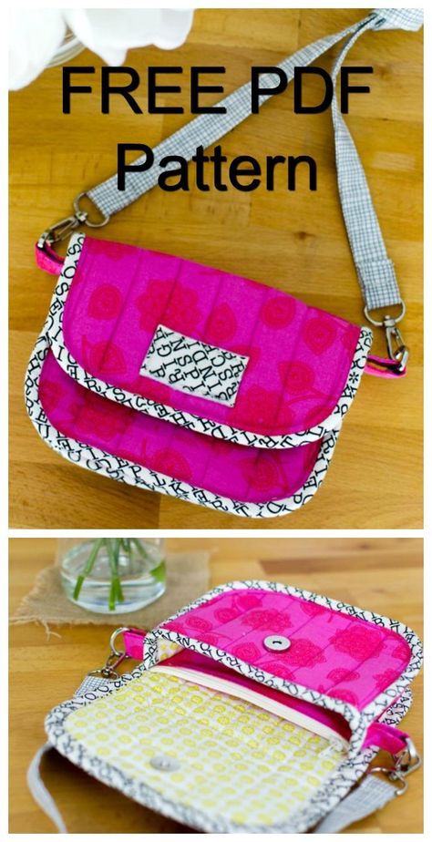 Sewn Handbags, Purses Diy, Diy Clutch Bag, Clutch Bag Pattern, Cross Body Bag Pattern, Purse Sewing, Best Leather Wallet, Clutter Control, Bags Sewing