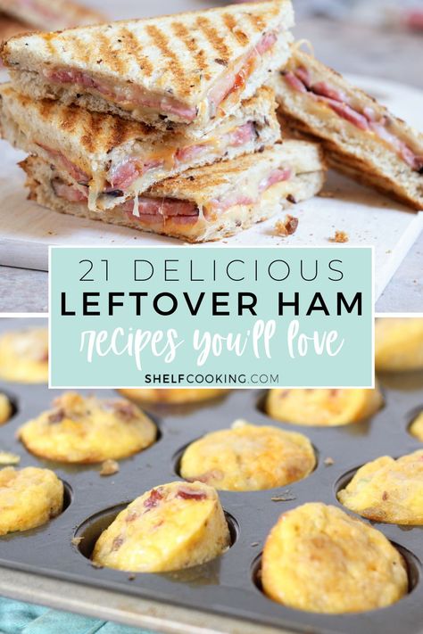 Ham Lunch Meat Recipes Meals, Dinner With Leftover Ham, Recipes Leftover Ham, Leftover Ham Recipes Breakfast, Leftover Ham Dinner Ideas, Spiral Ham Leftover Recipes, Leftover Ham Recipe, Leftover Ham Breakfast, Sliced Ham Dinner Ideas