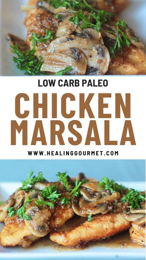 Paleo Chicken Marsala: All of the Flavor…None of the Flour! Packed with hearty mushrooms and topped with a light, flavorful sauce, this recipe is sure to be a favorite in your household. Learn more! Paleo Chicken Marsala, Black Color Hairstyles, Best Paleo Recipes, Color Hairstyles, Recipes Paleo, Pasta Pot, Paleo Recipes Easy, Comfort Food Recipes, Chicken Marsala