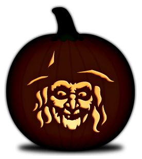 witch pumpkin Pumpkin Carving Templates Easy, Witch Pumpkin Stencil, Free Pumpkin Patterns, Pumpkin Carving Stencils Templates, Halloween Carving, Black Pumpkins, Pumpkins Ideas, Pumpkin Carving Patterns Free, Pumpkin Stencils Free