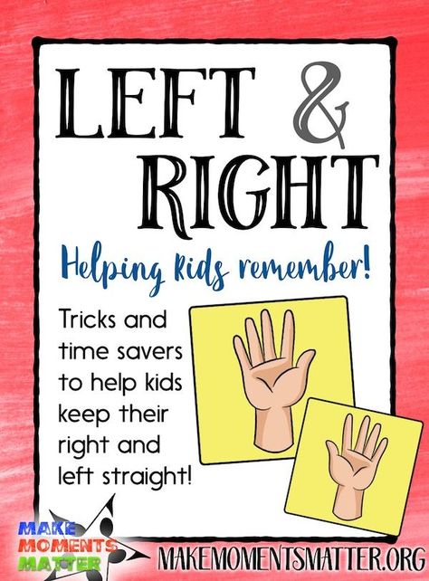 Here are some tips and tricks to help students remember their right from their left. Teaching Left And Right Preschool, Orff Schulwerk, Teaching Classroom Decor, Music Bulletin Boards, Classroom Songs, Elementary Music Teacher, Music Curriculum, Holiday Lessons, Hand Signals