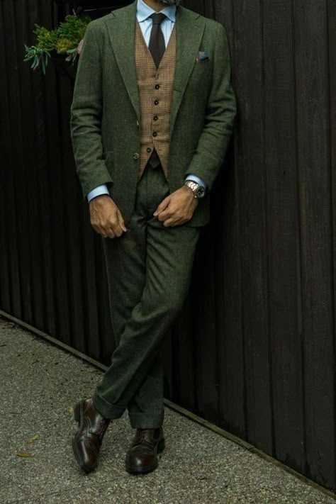 Dark Green Men 3 Piece Tweed Suit Vintage Prom Groom Tuxedo Wedding Suit Custom | eBay Green Tweed Suit, Green Suit Men, Mens Tweed Suit, Wedding Suit Ideas, Green Wedding Suit, Tweed Wedding, Tweed Wedding Suits, Suits Groom, Mens Wedding Attire