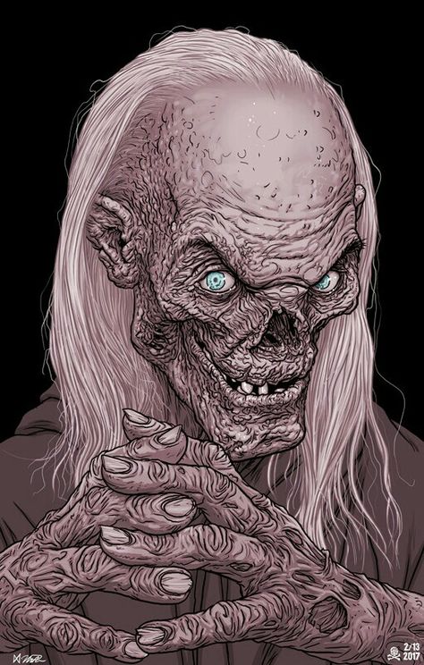 THE CRYPTMASTER 'TALES FROM THE CRYPT'. Tales From The Crypt Cryptkeeper, Tales From The Crypt Art, Horror Sleeve, Horror Villians, Hollywood Monsters, Crypt Keeper, Horror Photos, Tales From The Crypt, Digital Gallery