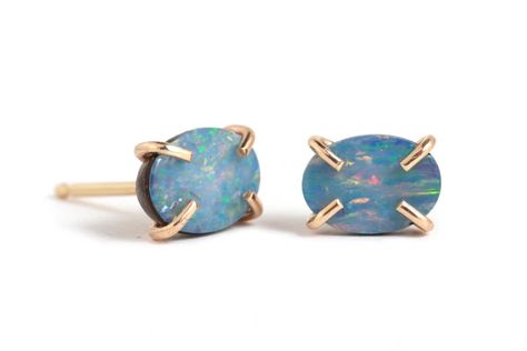 Earrings by Melissa Joy Manning – Tagged "studs" – Page 3 – Melissa Joy Manning Jewelry Opal Stud Earrings, Earrings Luxury, Melissa Joy Manning, Oval Stud Earrings, Luxury Christmas, Opal Earrings Stud, Opal Studs, Stone Studs, Opal Earrings