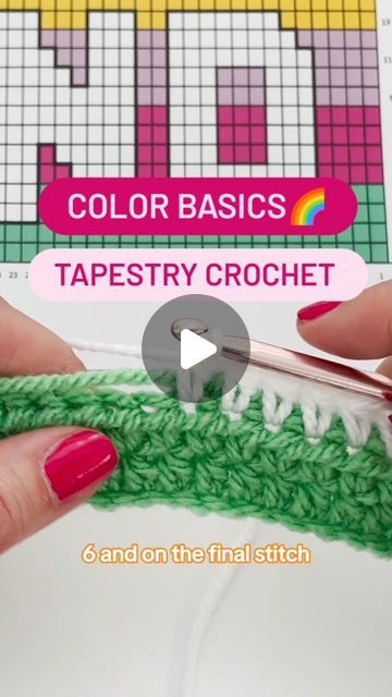 LoveCrafts on Instagram: "🎨 Let's explore  tapestry crochet together! Learn how to seamlessly incorporate motifs and colorwork like a pro. Which design would you love to add to your next project? 🧶👇  #LoveCrafts" Tapestry Crochet Tutorial Videos, Beginner Tapestry Crochet, Tapestry Crochet Tutorial, How To Crochet Tapestry, How To Tapestry Crochet, Crochet Together, Tapestry Crochet Patterns, Crochet Videos Tutorials, Crochet Tapestry