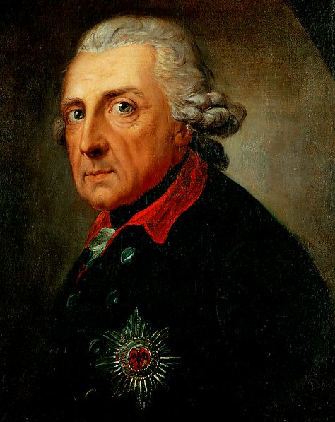 Frederick II roi de Prusse - Tout se gâte à la fin de 1752 et bientôt Voltaire fuit Berlin. Mais l'empereur se venge en le laissant emprisonner à Francfort. Après ces péripéties, Voltaire décide de s'installer en Suisse où il reprendra sa correspondance avec Frédéric II lors de la guerre de Sept Ans, servant une nouvelle fois d'intermédiaire avec le ministère français pour le rétablissant de la paix entre la France et la Prusse. Frederick The Great, 17 August, Peter The Great, King Of Prussia, German History, European History, Austria, Berlin, Poster Prints