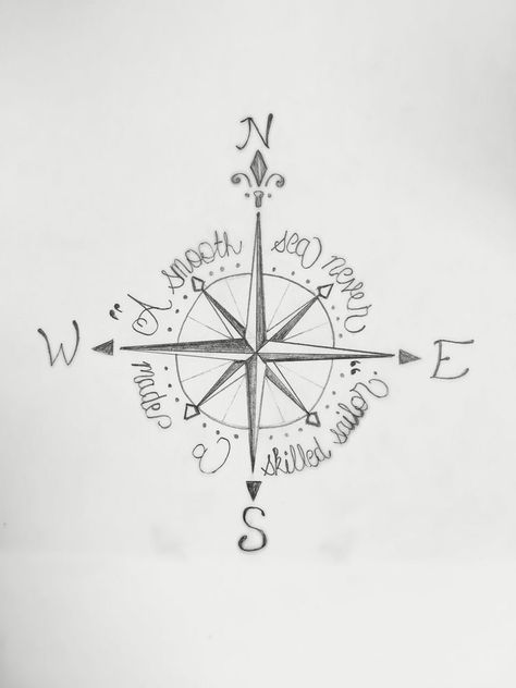 Sextant Tattoo, Compass Tattoo Ideas, Compass Drawing, Compass Rose Tattoo, Compass Tattoo Design, Anchor Tattoos, Nautical Tattoo, Quotes Ideas, Drawing Tattoo