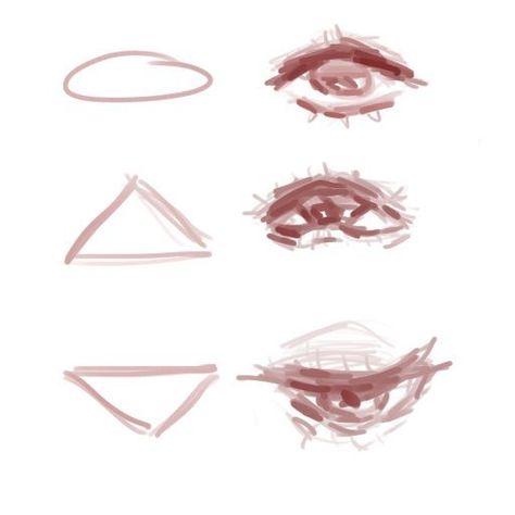 Draw A Mouth, Drawing Tut, 얼굴 드로잉, Eye Drawing Tutorials, Eyes Drawing, Art Tools Drawing, Easy Drawings Sketches, Drawing Stuff, Arte Inspo