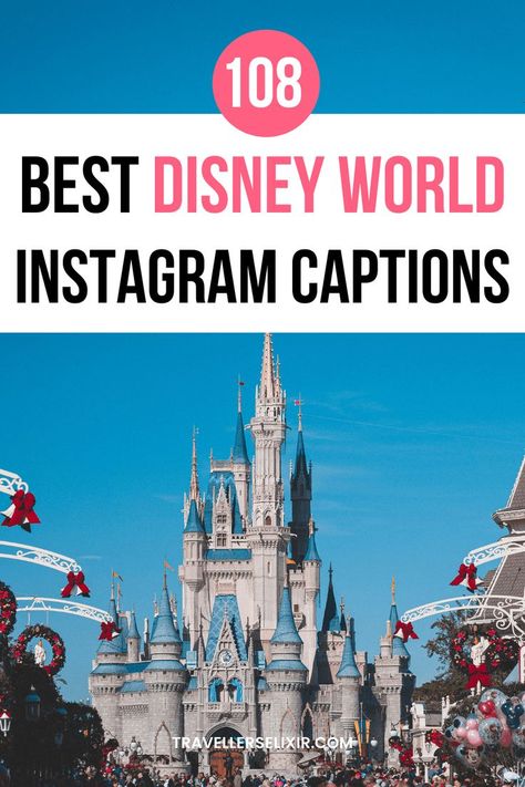 Best Disney World Instagram captions & quotes Disneyland Captions For Instagram, Disneyland Captions, Disney World Instagram, Disney World Quotes, Disneyland Quotes, Disney World Photos, Disney Best Friends, Disney Countdown, Disney World Pictures