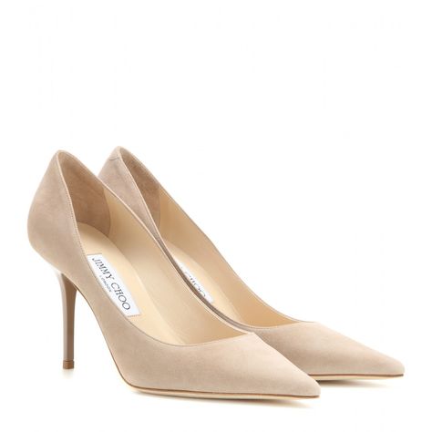 Jimmy Choo Agnes suede pumps Until Dawn, Beige Heels, Princess Charlene, Beige Colour, Fancy Shoes, Jimmy Choo Shoes, Suede Pumps, Light Beige, Beige Color