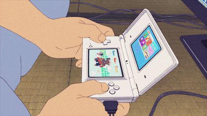 Gaming Gif Aesthetic, Anime Aesthetic Gif, Game Gif, Summer Wars, Gifs Anime, Slice Of Life Anime, Gif Background, Gamers Anime, Anime Gifs