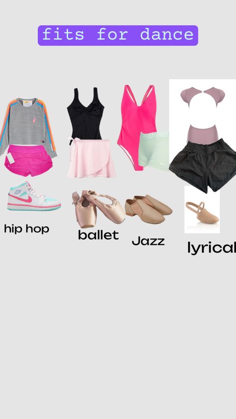 Dancer Outfit Ideas, Outfit Ideas For Dance, Outfits For Dance Practice, Ballet Outfit Ideas, Cute Dance Outfits, Dance Bag Essentials, Dance Wishlist, Dance Convention Outfits, Outfits For Dance