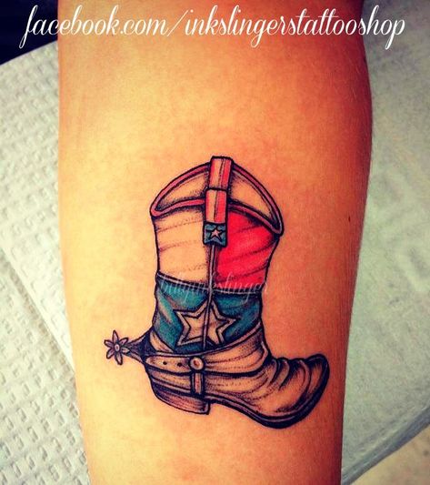 cowboy boot tattoo billyinkslinger | Tattoos | Pinterest | Cowboy ... Texas Themed Tattoos, Texas Flag Tattoo, Texas Tattoo Ideas, Boot Tattoo, Cowboy Boot Tattoo, Texas Tattoo, Cowgirl Tattoos, Texas Tattoos, Nurse Tattoo