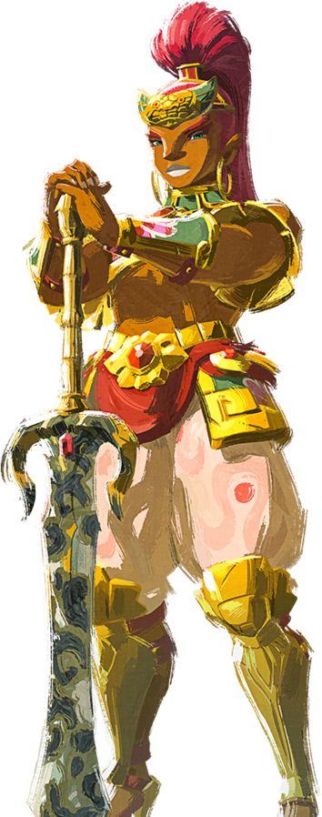 Breath Of The Wild Official Art, Zelda Totk Official Art, Zelda Gerudo, Zelda Dnd, Gerudo Town, Sidon Zelda, Captain Of The Guard, Dnd Monk, Yiga Clan