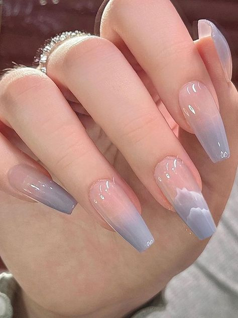 Her Nails, Blush Nails, Pretty Gel Nails, Chic Nails, Nail Accessories, Long Acrylic Nails, Nail Kit, Cute Acrylic Nails, Acrylic Nail Designs