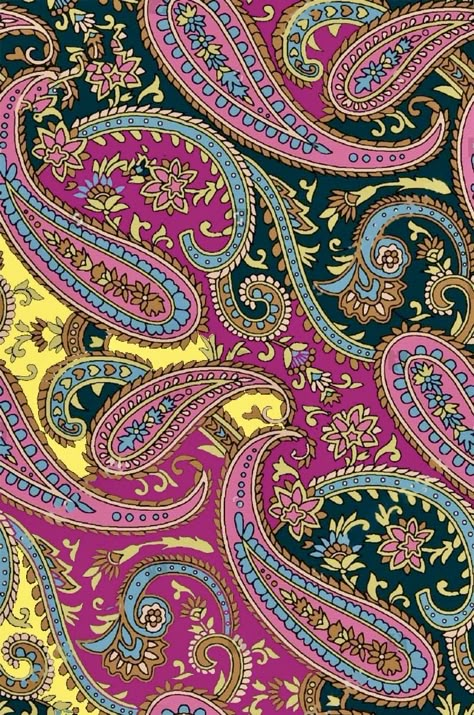 Kashmiri Art, Flower Pattern Design Prints, Jali Design, Ethnic Pattern Design, Paisley Motif, Paisley Art, Scrapbook Book, Diy Bags Patterns, Textile Prints Design