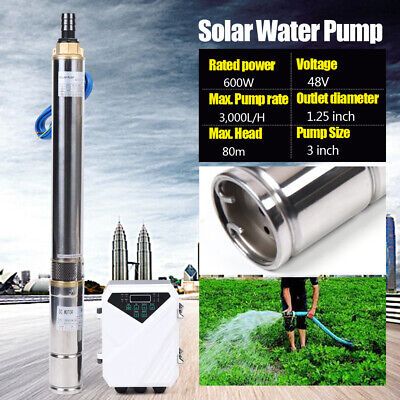 ad eBay - Find many great new & used options and get the best deals for DC Solar Water Pump 24V/48V Submersible Deep Well Pump Farm & Ranch Irrigation at the best online prices at eBay! Free shipping for many products! Deep Well Submersible Pump, Deep Well Pump, Solar Water Pump, Rough Plumbing, Submersible Pump, Solar Water, Well Pump, Water Well, Garden Irrigation