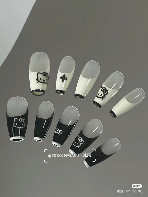 Ulzzang Nails, Nails Xiaohongshu, Gel Nails Matte, Glitter Nails French, Nails Watercolor, Nail Art Korean, Nails Chinese, Chinese Nails, Matte Nails Glitter