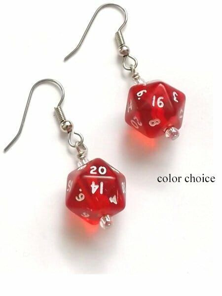 d20 earrings Nerd Jewelry, Dice Earrings, Nerd Crafts, Choices Game, D20 Dice, Geek Crafts, Geek Jewelry, Geek Gifts, Geek Chic