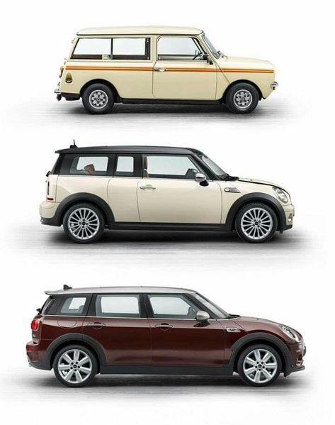 Clubman Mini, Car Side View, Mini Morris, Cars Poster, Austin Seven, Mini Cooper Clubman, British Motors, Vw Vintage, Mini Love