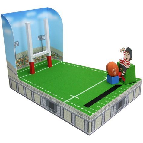 Rugby Goal Kick Game,Toys,Paper Craft,play,rugby,Dice ,sports,game,Ball ,Combat Bird Paper Craft, Fun Experiments For Kids, Ryan Toys, Sports Themed Party, Themed Crafts, Childrens Crafts, Play Toys, Toy Craft, Paper Toys